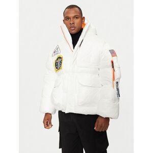 Alpha Industries Zimné bundy 148136 Biela Loose Fit Muži Alpha Industries Zimné bundy 148136 Biela Loose Fit Muži