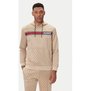 Guess Mikina Z4BQ30 K7122 Béžová Regular Fit Muži Guess Mikina Z4BQ30 K7122 Béžová Regular Fit Muži