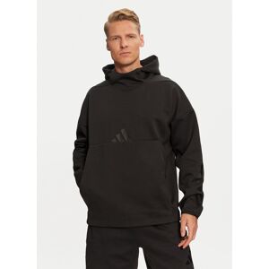 adidas Mikina Z.N.E. JE7537 Čierna Loose Fit Muži adidas Mikina Z.N.E. JE7537 Čierna Loose Fit Muži
