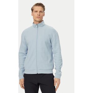BOSS Mikina Structure 50559332 Svetlo modrá Regular Fit Muži BOSS Mikina Structure 50559332 Svetlo modrá Regular Fit Muži