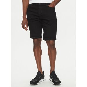 HUGO Džínsové šortky 50537718 Čierna Regular Fit Muži HUGO Džínsové šortky 50537718 Čierna Regular Fit Muži