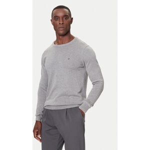 Tommy Hilfiger Sveter MW0MW14748 Sivá Regular Fit Muži Tommy Hilfiger Sveter MW0MW14748 Sivá Regular Fit Muži