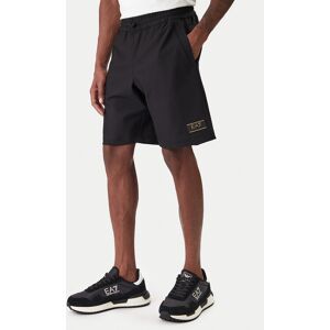 EA7 Emporio Armani Športové kraťasy 7M001340 AF21099 UC001 Čierna Regular Fit Muži EA7 Emporio Armani Športové kraťasy 7M001340 AF21099 UC001 Čierna Regular Fit Muži