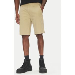 Timberland Bavlnené šortky TB0A5U2K Béžová Regular Fit Muži Timberland Bavlnené šortky TB0A5U2K Béžová Regular Fit Muži