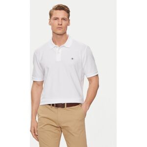 Gant Polokošeľa Shield 2210 Biela Regular Fit Muži Gant Polokošeľa Shield 2210 Biela Regular Fit Muži