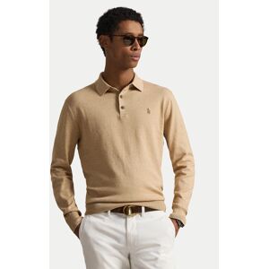 Polo Ralph Lauren Polokošeľa 710P04446003 Svetlo béžová Regular Fit Muži Polo Ralph Lauren Polokošeľa 710P04446003 Svetlo béžová Regular Fit Muži