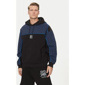 HUGO Mikina Dilverston_RB 50542808 Čierna Regular Fit Muži HUGO Mikina Dilverston_RB 50542808 Čierna Regular Fit Muži