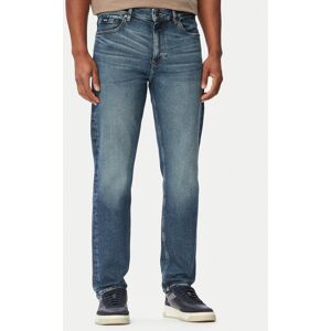 BOSS Džínsy Ogden 50569039 Tmavomodrá Straight Fit Muži BOSS Džínsy Ogden 50569039 Tmavomodrá Straight Fit Muži