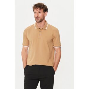 Boss Polokošeľa Parlay 190 50494697 Béžová Regular Fit Muži Boss Polokošeľa Parlay 190 50494697 Béžová Regular Fit Muži