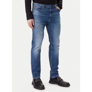 HUGO Džínsy 50555181 Modrá Regular Fit Muži HUGO Džínsy 50555181 Modrá Regular Fit Muži