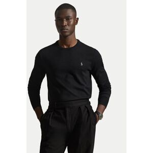 Polo Ralph Lauren Sveter Ls 710684957008 Čierna Slim Fit Muži Polo Ralph Lauren Sveter Ls 710684957008 Čierna Slim Fit Muži