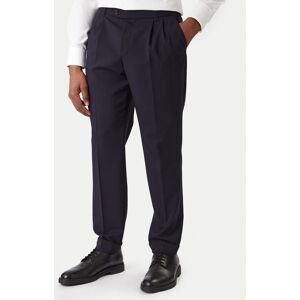 BOSS Bavlnené nohavice C-Perin-DPL 50545822 Tmavomodrá Tapered Fit Muži BOSS Bavlnené nohavice C-Perin-DPL 50545822 Tmavomodrá Tapered Fit Muži