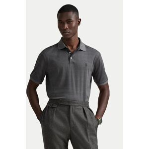 Polo Ralph Lauren Polokošeľa 710P07351001 Sivá Slim Fit Muži Polo Ralph Lauren Polokošeľa 710P07351001 Sivá Slim Fit Muži