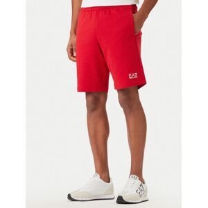 EA7 Emporio Armani Športové kraťasy 8NPS65 PJVRZ U5072 Červená Regular Fit Muži EA7 Emporio Armani Športové kraťasy 8NPS65 PJVRZ U5072 Červená Regular Fit Muži