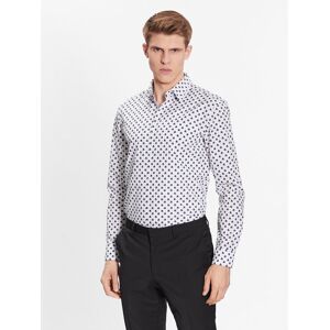 Hugo Košeľa 50496126 Biela Slim Fit Muži Hugo Košeľa 50496126 Biela Slim Fit Muži