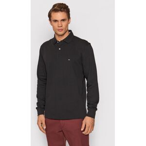 Tommy Hilfiger Polokošeľa 1985 MW0MW20183 Čierna Regular Fit Muži Tommy Hilfiger Polokošeľa 1985 MW0MW20183 Čierna Regular Fit Muži