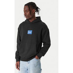 HUGO Mikina Nayohood 50556613 Čierna Regular Fit Muži HUGO Mikina Nayohood 50556613 Čierna Regular Fit Muži