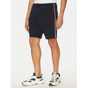 Tommy Hilfiger Bavlnené šortky Global Stripe MW0MW39255 Tmavomodrá Regular Fit Muži Tommy Hilfiger Bavlnené šortky Global Stripe MW0MW39255 Tmavomodrá Regular Fit Muži