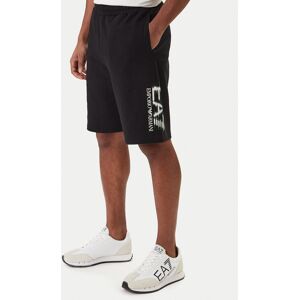 EA7 Emporio Armani Športové kraťasy 7M001329 AF17787 Čierna Regular Fit Muži EA7 Emporio Armani Športové kraťasy 7M001329 AF17787 Čierna Regular Fit Muži