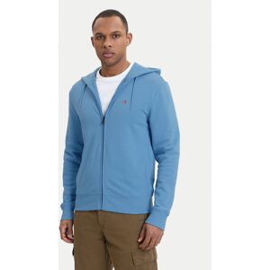 Napapijri Mikina Balis NP0A4HHV Modrá Regular Fit Muži Napapijri Mikina Balis NP0A4HHV Modrá Regular Fit Muži