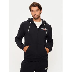 Napapijri Mikina B-Alymer NP0A4I1E Čierna Regular Fit Muži Napapijri Mikina B-Alymer NP0A4I1E Čierna Regular Fit Muži