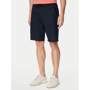 BOSS Bavlnené šortky 50559178 Tmavomodrá Regular Fit Muži BOSS Bavlnené šortky 50559178 Tmavomodrá Regular Fit Muži