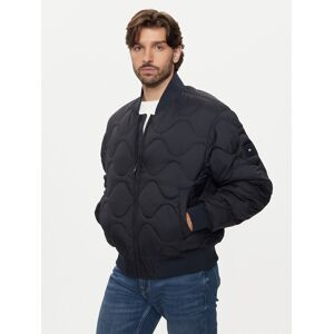 Tommy Hilfiger Bundy bomber MW0MW37341 Tmavomodrá Regular Fit Muži Tommy Hilfiger Bundy bomber MW0MW37341 Tmavomodrá Regular Fit Muži