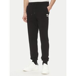 KARL LAGERFELD Teplákové nohavice 705713 500900 Čierna Regular Fit Muži KARL LAGERFELD Teplákové nohavice 705713 500900 Čierna Regular Fit Muži