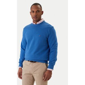 Tommy Hilfiger Mikina Essential MW0MW37237 Modrá Regular Fit Muži Tommy Hilfiger Mikina Essential MW0MW37237 Modrá Regular Fit Muži