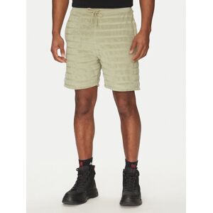 HUGO Športové kraťasy Dutowel 50535289 Zelená Relaxed Fit Muži HUGO Športové kraťasy Dutowel 50535289 Zelená Relaxed Fit Muži