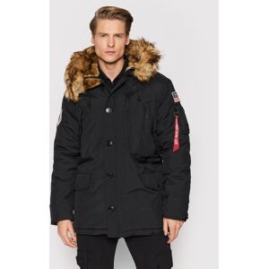 Alpha Industries Zimné bundy 123144 Čierna Regular Fit Muži Alpha Industries Zimné bundy 123144 Čierna Regular Fit Muži