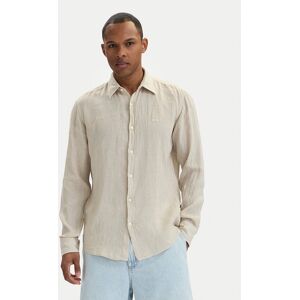 BOSS Košeľa Relegant 50567579 Béžová Regular Fit Muži BOSS Košeľa Relegant 50567579 Béžová Regular Fit Muži