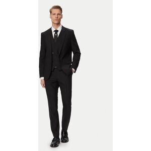 HUGO Oblek Arti/Hesten242V1X 50547341 Čierna Extra Slim Fit Muži HUGO Oblek Arti/Hesten242V1X 50547341 Čierna Extra Slim Fit Muži