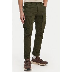 G-Star Raw Bavlnené nohavice Rovic D02190-5126 Zelená Regular Fit Muži G-Star Raw Bavlnené nohavice Rovic D02190-5126 Zelená Regular Fit Muži