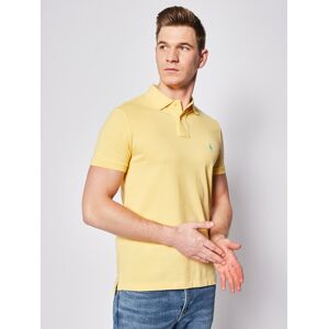 Polo Ralph Lauren Polokošeľa Core Replen 710782592 Žltá Custom Slim Fit Muži Polo Ralph Lauren Polokošeľa Core Replen 710782592 Žltá Custom Slim Fit Muži