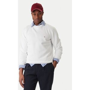 Tommy Hilfiger Mikina Essential MW0MW37232 Biela Regular Fit Muži Tommy Hilfiger Mikina Essential MW0MW37232 Biela Regular Fit Muži