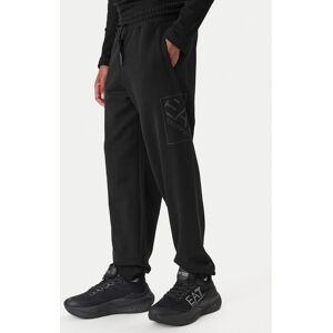 EA7 Emporio Armani Teplákové nohavice 7M001492 AF17787 UC001 Čierna Regular Fit Muži EA7 Emporio Armani Teplákové nohavice 7M001492 AF17787 UC001 Čierna Regular Fit Muži
