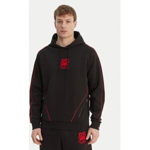 HUGO Mikina Dofrentis_RB 50559711 Čierna Relaxed Fit Muži HUGO Mikina Dofrentis_RB 50559711 Čierna Relaxed Fit Muži