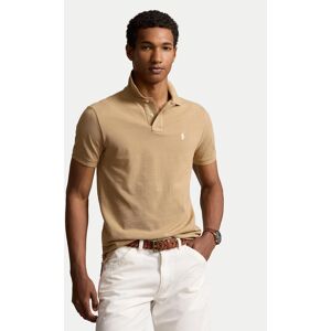 Polo Ralph Lauren Polokošeľa 710536856379 Béžová Slim Fit Muži Polo Ralph Lauren Polokošeľa 710536856379 Béžová Slim Fit Muži