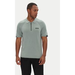 BOSS Polokošeľa K_Perform-Max_Pl 50537146 Zelená Slim Fit Muži BOSS Polokošeľa K_Perform-Max_Pl 50537146 Zelená Slim Fit Muži