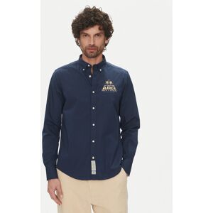 La Martina Košeľa Alfred MAC601 PP483 Tmavomodrá Regular Fit Muži La Martina Košeľa Alfred MAC601 PP483 Tmavomodrá Regular Fit Muži