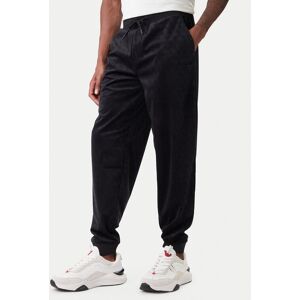 Guess Teplákové nohavice Z6RB14 KD612 Čierna Regular Fit Muži Guess Teplákové nohavice Z6RB14 KD612 Čierna Regular Fit Muži