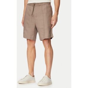 HUGO Bavlnené šortky Cino 262FW 50562792 Svetlo hnedá Straight Fit Muži HUGO Bavlnené šortky Cino 262FW 50562792 Svetlo hnedá Straight Fit Muži