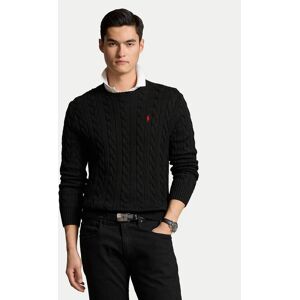 Polo Ralph Lauren Sveter Roving 710775885012 Čierna Regular Fit Muži Polo Ralph Lauren Sveter Roving 710775885012 Čierna Regular Fit Muži