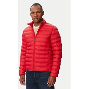 Tommy Hilfiger Prechodná bunda MW0MW37634 Červená Regular Fit Muži Tommy Hilfiger Prechodná bunda MW0MW37634 Červená Regular Fit Muži