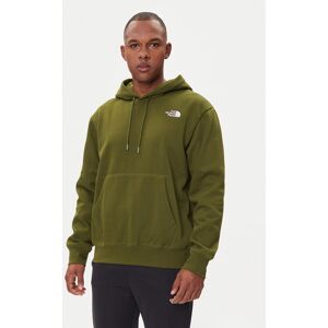 The North Face Mikina Essential NF0A89ES Zelená Regular Fit Muži The North Face Mikina Essential NF0A89ES Zelená Regular Fit Muži