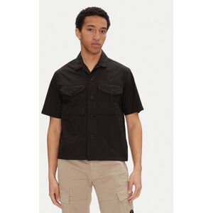 C.P. Company Košeľa 18CMSH236A005328G Čierna Relaxed Fit Muži C.P. Company Košeľa 18CMSH236A005328G Čierna Relaxed Fit Muži