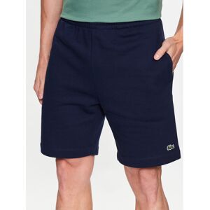 Lacoste Športové kraťasy GH9627 Tmavomodrá Regular Fit Muži Lacoste Športové kraťasy GH9627 Tmavomodrá Regular Fit Muži