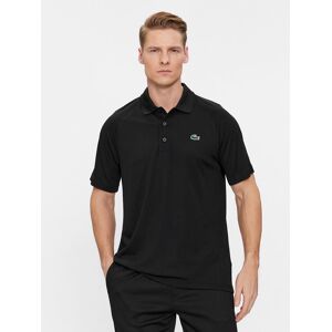Lacoste Polokošeľa DH3201 Čierna Regular Fit Muži Lacoste Polokošeľa DH3201 Čierna Regular Fit Muži