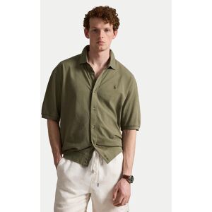 Polo Ralph Lauren Košeľa 710B18514001 Zelená Regular Fit Muži Polo Ralph Lauren Košeľa 710B18514001 Zelená Regular Fit Muži
